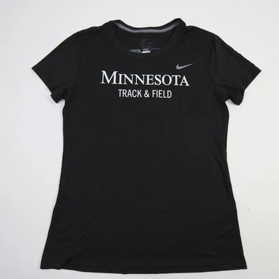 Camisa de manga corta para mujer Minnesota Golden Gophers Nike Dri-Fit negra usada Foto 1 de 4