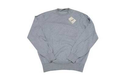 Moletom Brunello Cucinelli gola redonda masculino de algodão azul claro tamanho 44 - Imagem 1 de 4