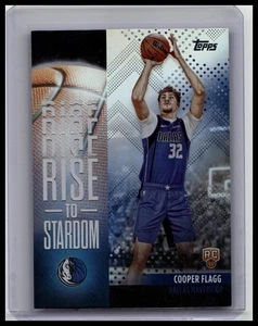 Tablero de aluminio arco iris Topps Cooper Flagg #RTS-1 2025-26 Rise to Stardom - Imagen 1 de 2