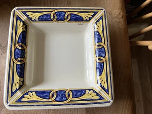 Plato cuadrado para servir/decorativo Tiffany Boutique 12 pulgadas hecho en Italia - Imagen 1 de 3