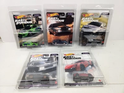Hot Wheels Fast and Furious Fast Stars Complete Set Eclipse Mustang Jeep Charger - Image 1 of 4
