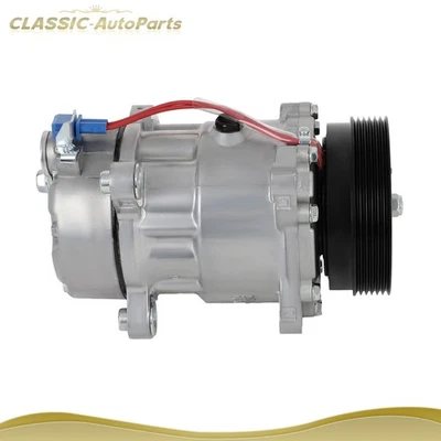 Compresor de aire acondicionado para Volkswagen Cabrio Golf para Jetta Passat 1995-1999 1,9 L 2,0 L Foto 1 de 4