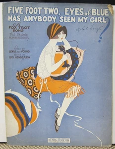 Five Foot Two, Eyes of Blue - Lewis and Young & Ray Henderson - Noten 1925 - Bild 1 von 3