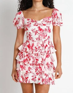 Olivaceous Atara Floral Mini Dress Size S - Picture 1 of 5