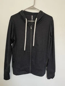 Kirkland Ladies Lightweight Full Zip Thumbholes Moisture Wick Gray Small NEW - Picture 1 of 6