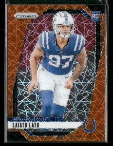 2024 Panini Prizm #366 Laiatu Latu Lazer Indianapolis Colts Rookie - Picture 1 of 2