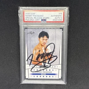 2020 Leaf Manny Pacquiao Special Release Stars Autograph - Picture 1 of 2