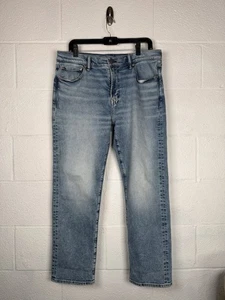 American Eagle Original Straight Jeans Herren 32x30 EasyFlex Light Wash Denim - Bild 1 von 7