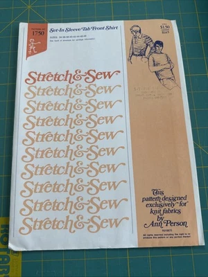 Uncut, Stretch & Sew #1750, "Set-In Sleeve Shirt", Pattern by Ann Person UC - Image 1 of 4