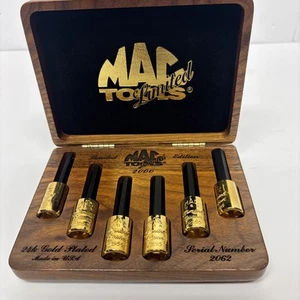 MAC TOOLS Ltd Ed 24K Gold Plated Allen Wrench Socket Driver Set 2000 Collectors - Picture 1 of 7