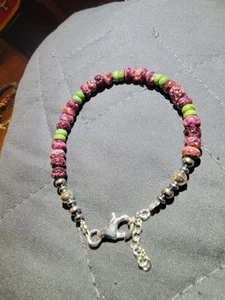 Native American Real Stone Bracelet - Picture 1 of 5