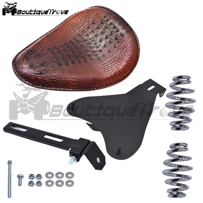 Muelle de asiento individual bobber marrón para motocicleta Yamaha V Star 250 650 950 1100 1300 Foto 1 de 4
