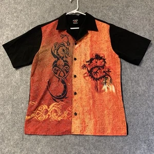 After Hours by WD Sportswear Mens M/L Orange Black Dragons JDM Asian - Picture 1 of 14
