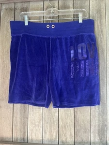 Pink Brand Velour Shorts Purple Hot pant large - Picture 1 of 4