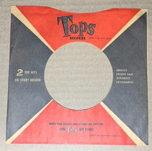 TOPS RECORDS Company Sleeve 2 Top Hits - Bild 1 von 2
