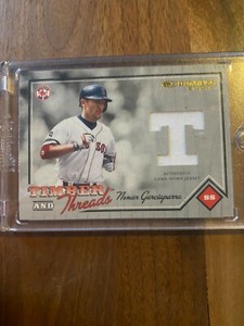 A57,601 - 2003 Donruss Timber and Threads #41 Nomar Garciaparra Jersey