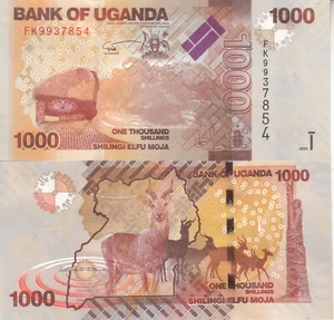 UGANDA 1000 SHILINGS 2021 P- 49 UNC - Picture 1 of 1