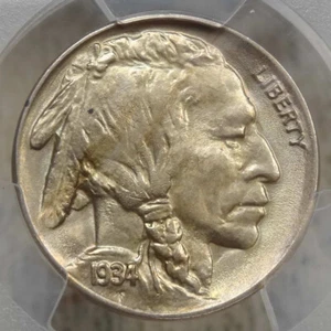 1934 Buffalo Nickel, Gem Uncirculated PCGS MS-65 - Picture 1 of 5