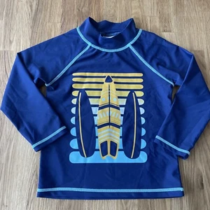 PUSPLU Badeshirt Blau 🏄♂️ Gr. 104 - Bild 1 von 4