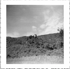 Front Line View 1st Marines Sector Photo 1952 Korean War Snapshot - Bild 1 von 3