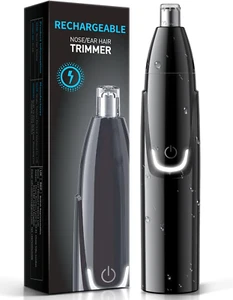 Rechargeable Ear Nose Hair Trimmer 2024 Professional Painless Eyebrow & Facial H - Picture 1 of 12