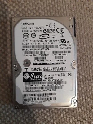 Hitachi 146GB SAS  Hard Disk Drive 2.5" - Image 1 of 4