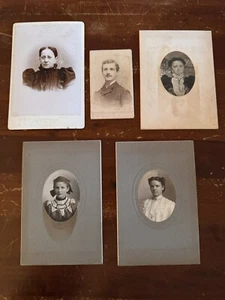 Victorian Era Instant Family - Lot of 5 Photos. B51 - Picture 1 of 7