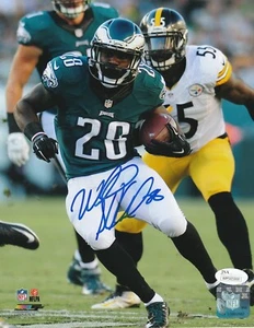 WENDELL SMALLWOOD PHILADELPHIA EAGLES JSA AUTHENTICATED ACTION SIGNED 8x10 - Picture 1 of 1