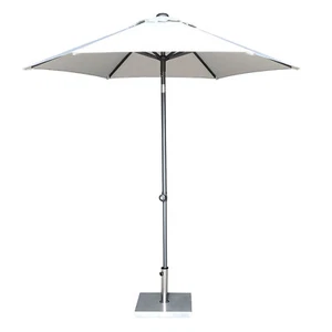 Shelta Harbord 2.5m Hexagonal Aluminium Patio 250cm Outdoor Umbrella French Grey - Picture 1 of 9