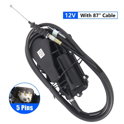 Motor Assembly Engine Stop 12V With 87" Cable For ISUZU NPR NPR-HD 4.8L 1998-04 Foto 1 de 4