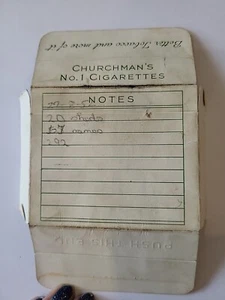 Vintage 1952 Churchman's No 1 Cigarettes Box Insert - Picture 1 of 3