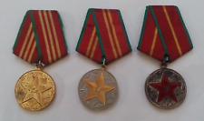 USSR Soviet Russian Medal "For Impeccable Service" 1,2,3.st Class