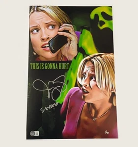 Jenny McCarthy autographed signed 11x17 photo Scream Sarah Darling Beckett COA - Picture 1 of 4