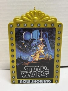 Hallmark Keepsake 2023 Star Wars:A New Hope Now Showing Ornament NO CORD/ BOX - Picture 1 of 4