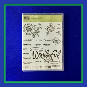 Stampin Up! YOU'RE WONDERFUL Stamp set Amazing - To A Sweet - Have A ***NEW*** - Picture 1 of 2