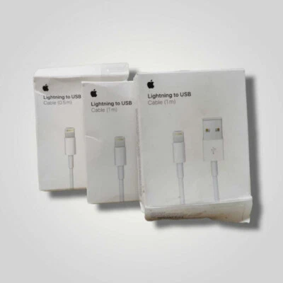🔥 3- Pack Apple (1m / 3.3-ft) USB charge and SyncCable for iPhone, iPad, iPod🔥 - Image 1 of 3