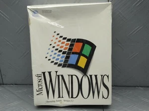 Microsoft Vintage Windows 3.1 Operating System 3.5in Floppy Disks 33749 New - Photo 1/7