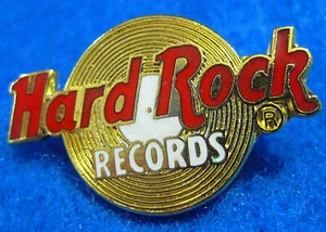 HR RECORDS DISCO DE VINILO DORADO LOGOTIPO Hard Rock Café PIN - Imagen 1 de 1