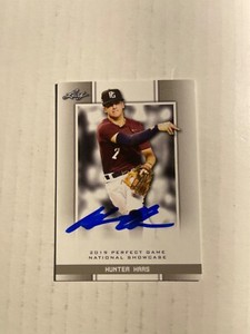 Texas A&M Aggies HUNTER HAAS Signed Perfect Game Card