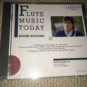 MASAMI NAKAGAWA Flute Music Today Camerata 1990 CD Made In Japan JAPANESE PRESS - Picture 1 of 6