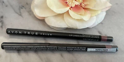 2 new Avon True Color Glimmersticks Retractable Lip Liner Mystery Mauve - Image 1 of 3