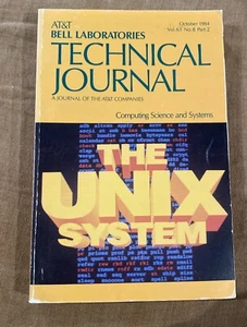 AT&T Bell Laboratories Technical Journal, Oct 1984 The UNIX System - Afbeelding 1 van 6