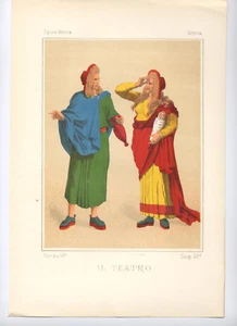 SVENDITA COLLEZIONE IL TEATRO INCISIONE DI BRUNO E SALOMONE 1800 - Foto 1 di 1