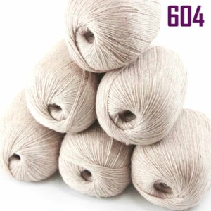 New Sale Soft 6 Skeins x50g Pure Cashmere Blankets Hand DIY Knit Wool Yarn 04 - Picture 1 of 12
