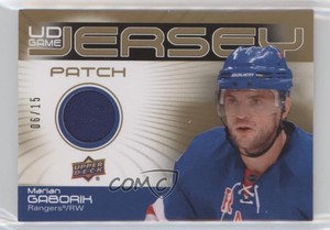 2010-11 Upper Deck UD Game Jersey Series 2 /15 Marian Gaborik #GJ2-MG Patch