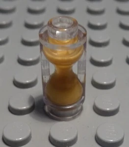 Lego Figure Accessory Hourglass Transparent Gold - Picture 1 of 1
