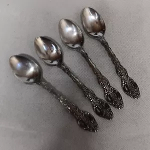 Lifetime LCU4 Teaspoons 4 Stainless Steel 6.25" Pierced - Picture 1 of 6