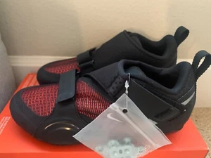 NEW NIB Nike SuperRep Cycle Shoes Black Orange US Women Shoe Sz 7.5 - Picture 1 of 10