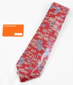 LOUISE BOURGEOIS 'Cultural Ties (No No No)', 2000 SIGNED Necktie #284/300 *NEW* - Picture 1 of 23