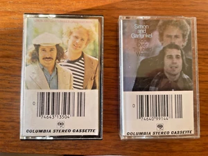 2 set of Simon and Garfunkel Casettes Bridge Over Troubled Water & Greatest Hits - Picture 1 of 4